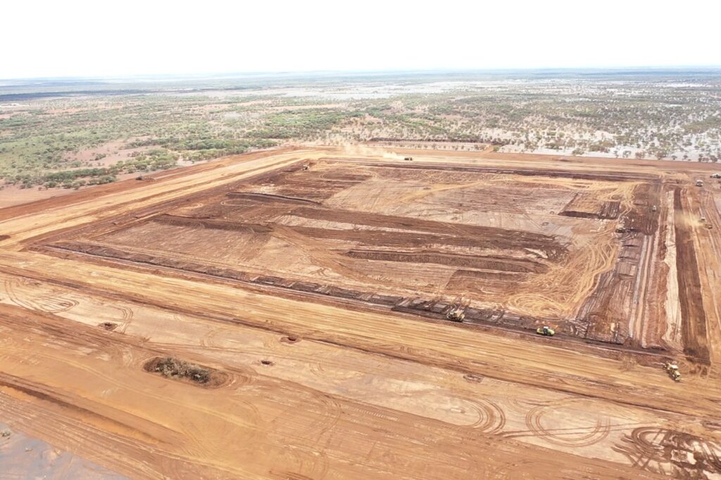 Butcherbird Manganese Mine – Tailings Dam Construction